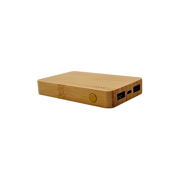 2020 newest 5000mAh Bamboo Wireless Power Bank LWS-2012